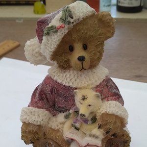 The santa bear figurine
